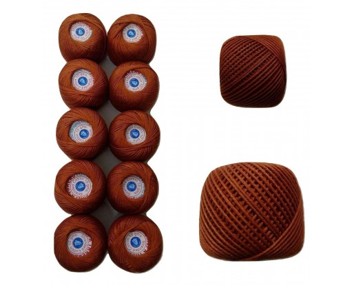 SIENNA - Set Lot of 10 - 6 Ply Strand - Cotton Thread Yarn Cross Stitch Embroidery	